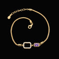 Quadrant Cubic Zirconia Chain (Gold plated)