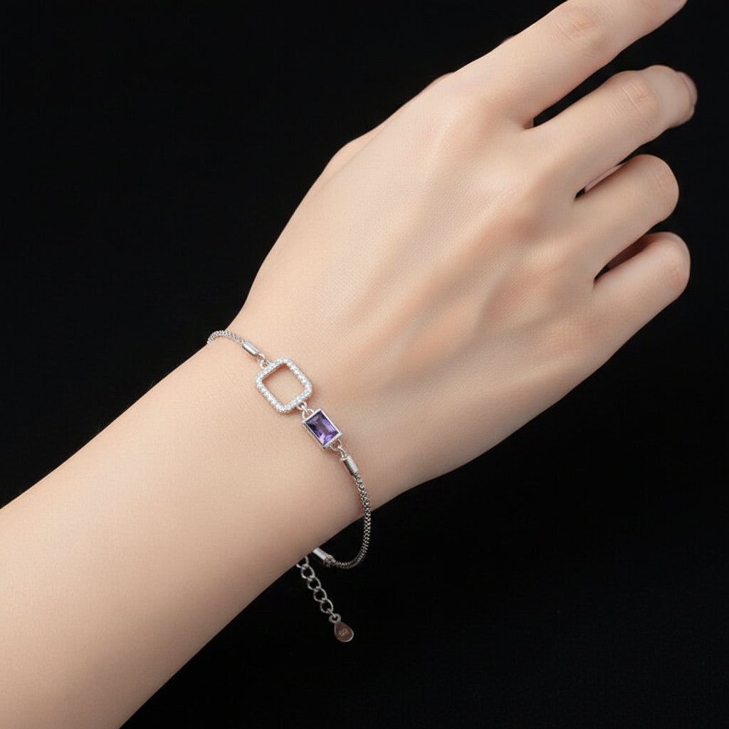 Quadrant Cubic Zirconia Chain