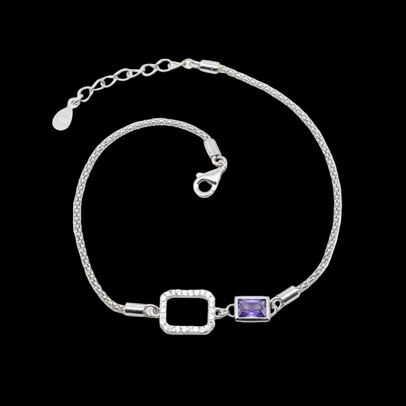 Quadrant Cubic Zirconia Chain