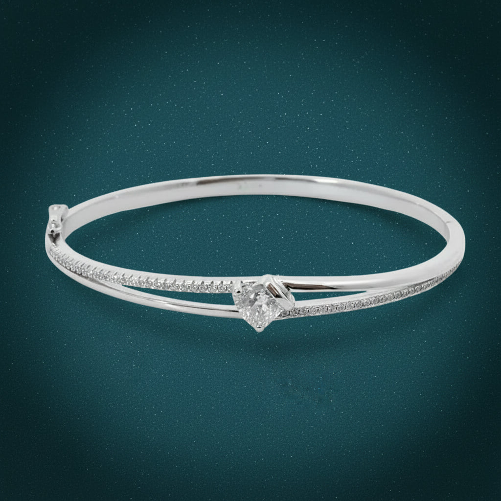 Sparkling Solitaire Cuff
