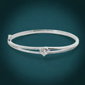 Sparkling Solitaire Cuff