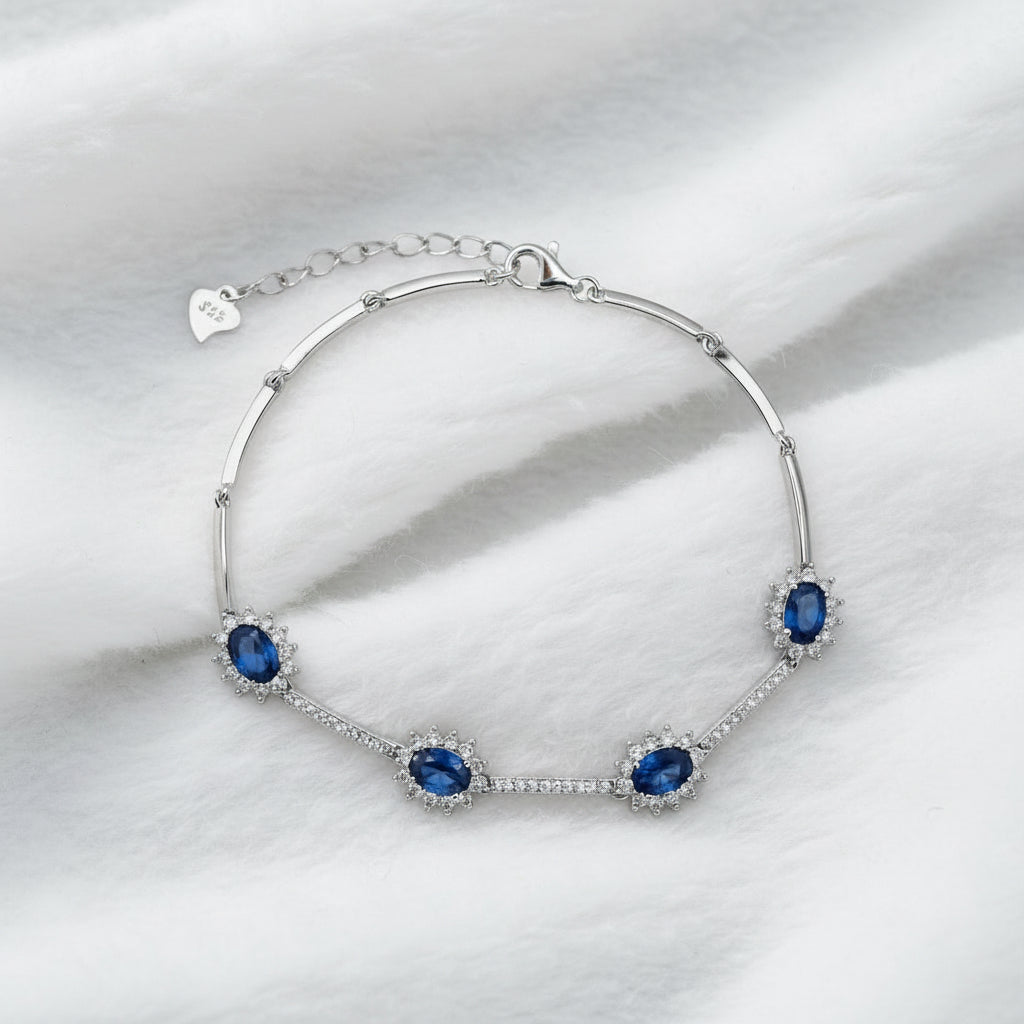 Meridian Blue CZ Bracelet