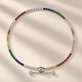 Spectrum Adjustable CZ Tennis Bracelet