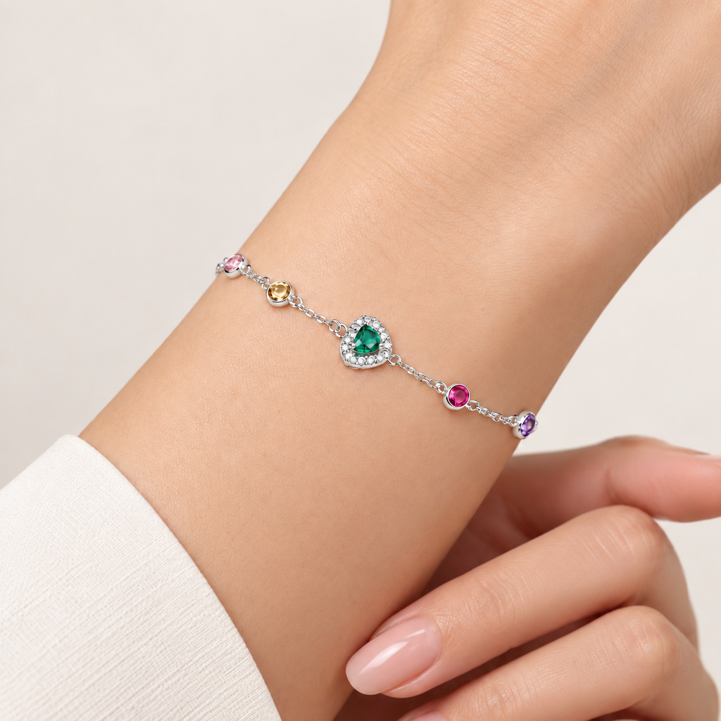 Heart Token Bracelet