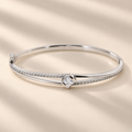 Sparkling Solitaire Cuff