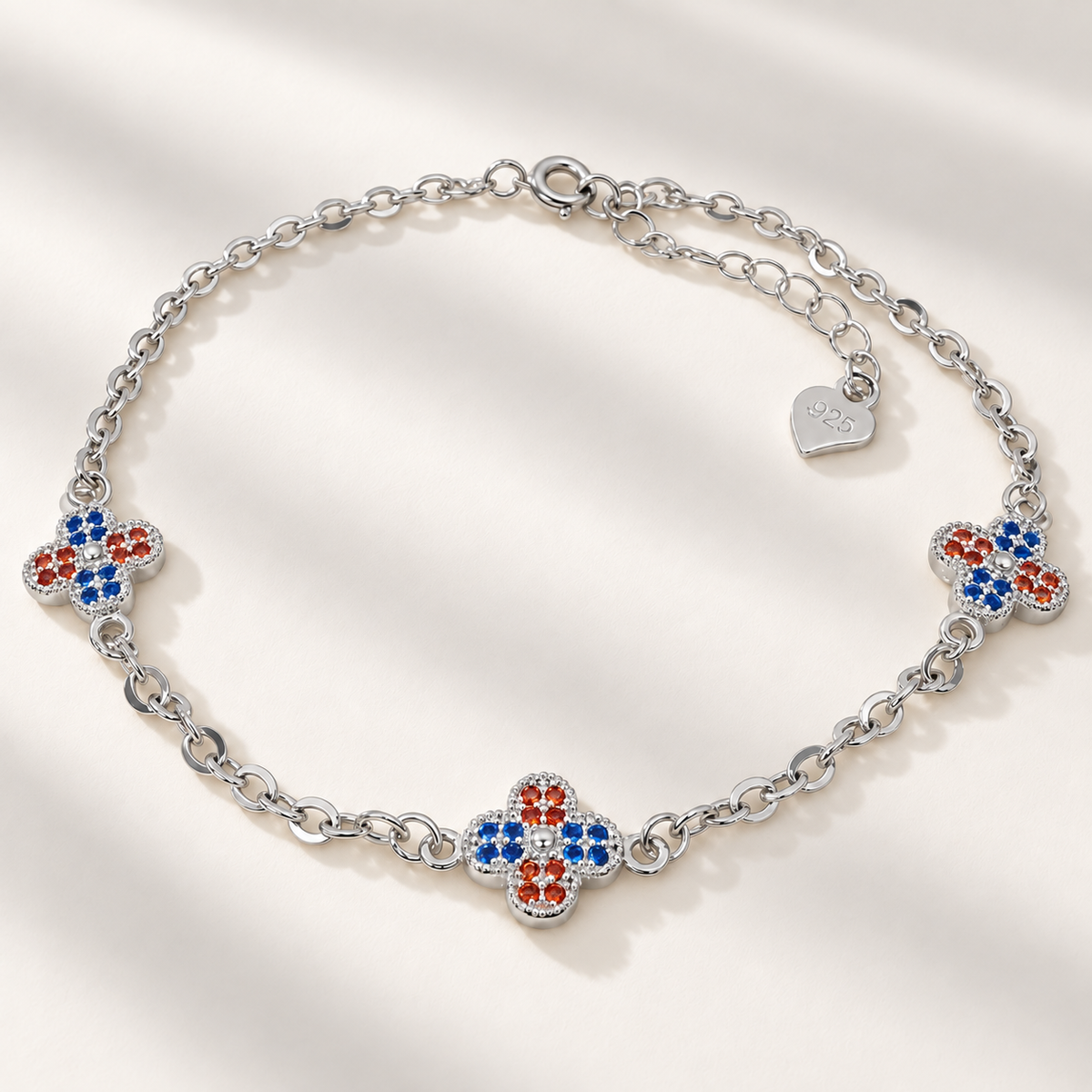 Multicolour Clover Blossom Bracelet