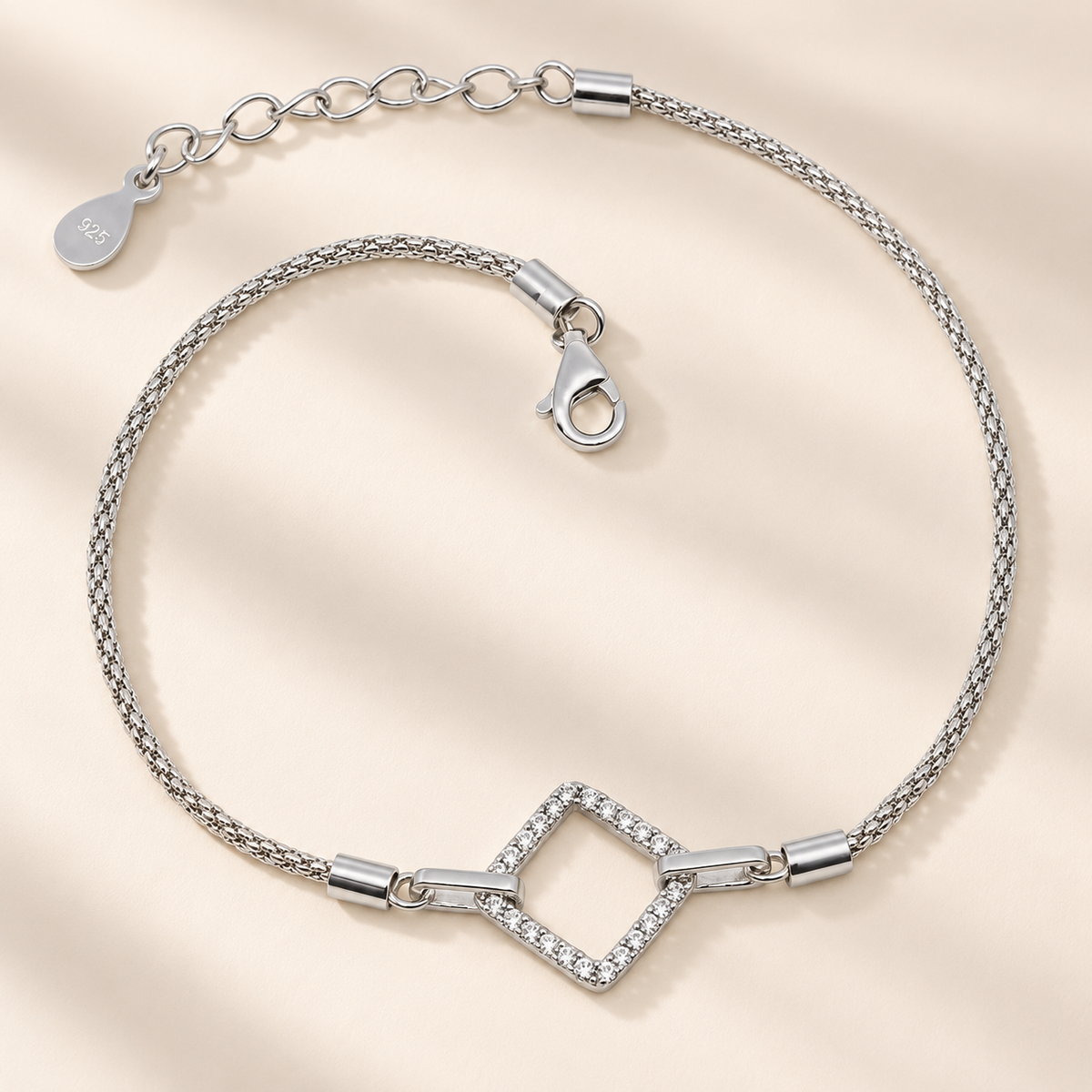 Princess-Cut CZ Bracelet